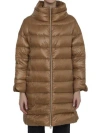 Herno Down Jacket In Nylon In Beige