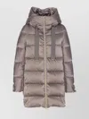 Herno Women's Down Jacket Maxi Buttons In Brown