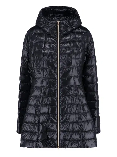 Herno Women's Down-padded Lightweight Nylon Jacket In Black