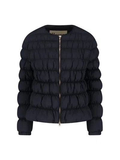 Herno Women's Down-padded Polyamide Jacket With Acrylic Coating In Black