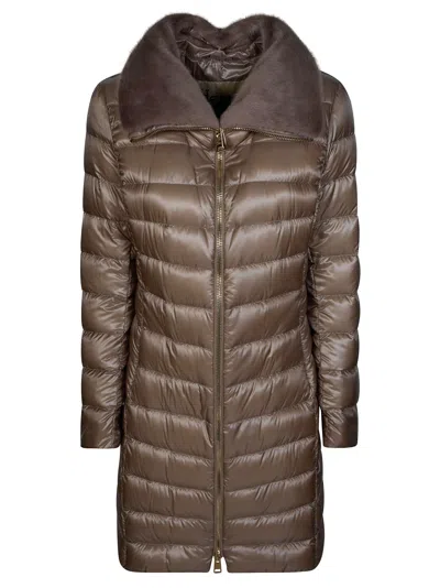 Herno Women's Elegant Mini Jacket - Autumn/winter 2026 In Brown