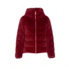 Herno Padded Jacket With Faux Fur Texture