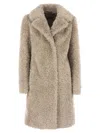 Herno Women Faux Fur Coat In Brown