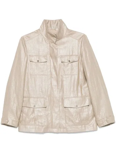 Herno Women Field Jacket In Nude