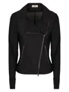 Herno Women's Full Zip Jacket In Black