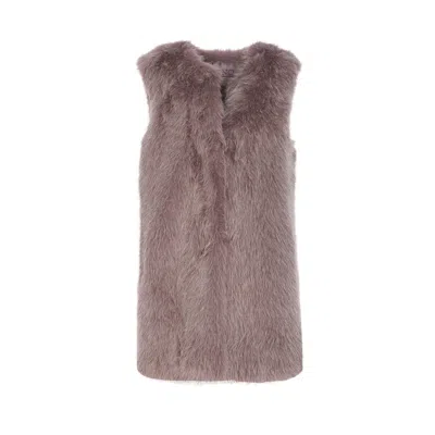 HERNO HERNO WOMEN FULLNESS FAUX FUR VEST