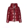 Herno Shiny Cape Down Jacket Coats Bordeaux In Red