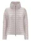 Herno Lightweight Zipped Padded Jacket In Grey