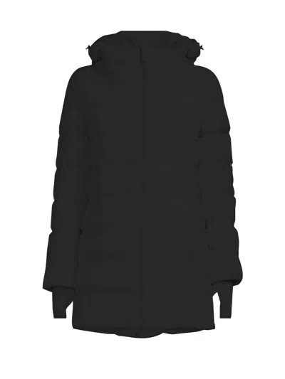 Herno Women's Heavyweight Down A-line Hi-low Coat In Black