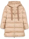 Herno Hooded Puffer Coat In 2157 Cammello