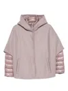 Herno Women Hooded Puffer Jacket In Pink