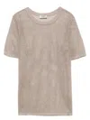Herno Open-knit Crewneck T-shirt