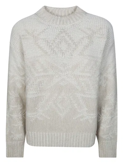 Herno Women's Knit Sweater In Beige