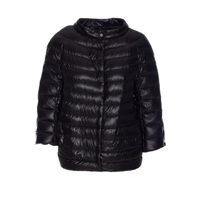 Herno Women Light Down Jacket In Black