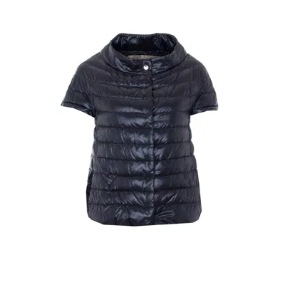 Herno Women Light Down Jacket In Blue