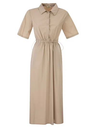 Herno Women Light Stretch Nylon Dress In White