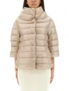 Herno Women Aminta Ultralight Down Jacket In Neutral