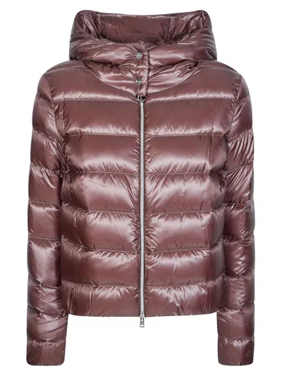 Herno Women's Modern Puffer Jacket In Brown