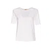 Herno Crewneck Short Sleeves Round Neck Button Embellishments