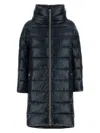 Herno Navy Blue Nylon Matilde Down Jacket In Blue