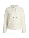 Herno Quilted Puffer Coat In White