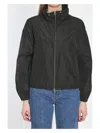 Herno Women's New Techno Teffeta Jacket In Black