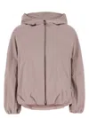 Herno Nylon Jacket With Hood And Elasticated Cuffs
