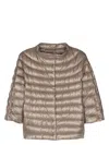 Herno Nylon Lightweight Cape In Neutral