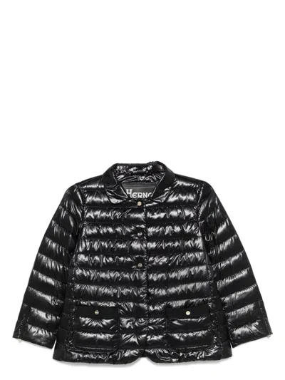 HERNO WOMEN'S NYLON SHORT DOWN JACKET
