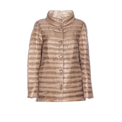 Herno Women Nylon Ultralight A-shape Reversible Jacket