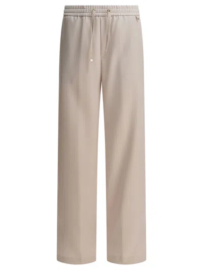 Herno Women Pants With Elasticized Waist In White