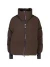 Herno Parka Coat In Brown
