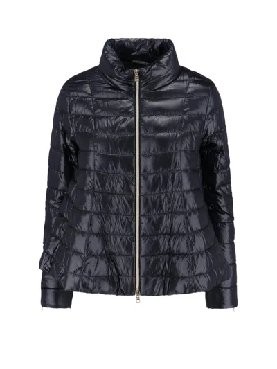 Herno Women's Quilted Down Puffer Jacket In Black