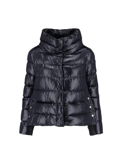 Herno Women's Quilted Puffer Jacket In Black