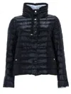 Herno Reversible Polyamide Down Jacket In Blue