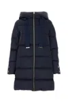 Herno Dark Blue Polyester Down Jacket In 9202