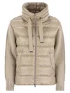 Herno Women Resort Jacket In Ultralight Nylon And Mesh In Green