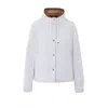 Herno Long-sleeved Drawstring Reversible Padded Coat In White