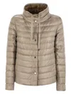 Herno Reversible Jacket In Ultralight Nylon In Brown