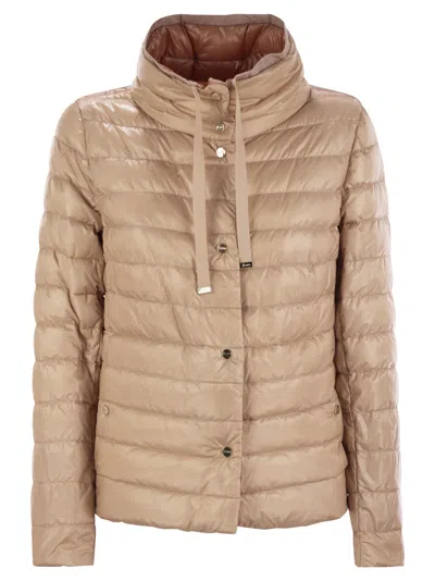 Herno Women Reversible Jacket In Ultralight Nylon In Pink