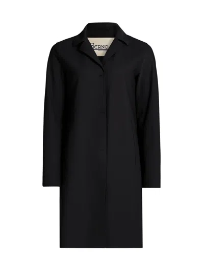 Herno Women's Scuba Snap Front Jacket In Black