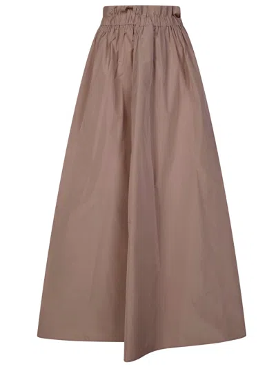 Herno Women's Skirt In New Techno Taffeta In Pink