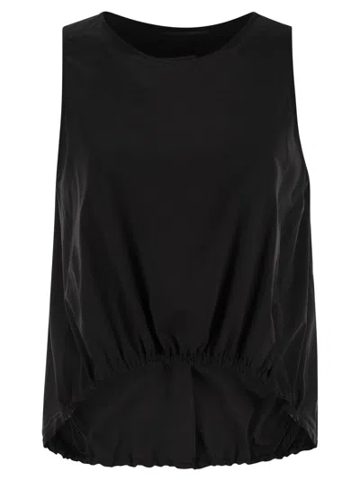 HERNO HERNO WOMEN SLEEVELESS TOP IN TECH TRAIT