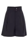 Herno Women Stretch Cotton Bermuda Shorts
