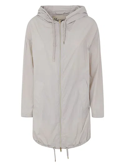HERNO WOMEN'S STRETCH MAXI BOMBER