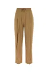 Herno Light Nylon Stretch Pants In Orange