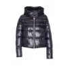 Herno Women Ultralight Cropped Bomber In Black