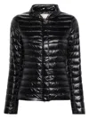 Herno Nylon Short Down Jacket In Black