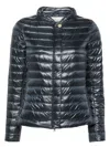 Herno Women's Ultralight Nylon Down Jacket In Blue