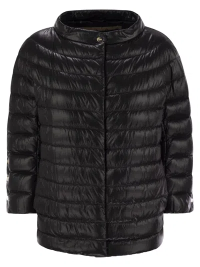 Herno Women Ultralight Nylon Jacket In Black
